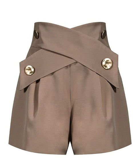 Side Button Shorts