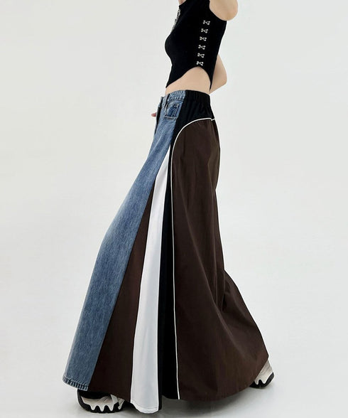 Sideline Denim Skirt