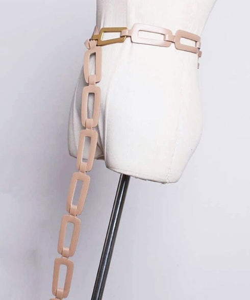 Rectangular Chain Art Belt