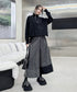 Panel Stripe Wide Pants