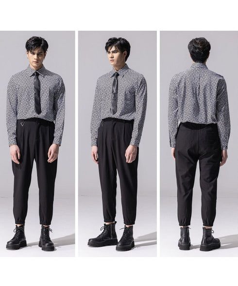 Geometric Triangle Print Shirt