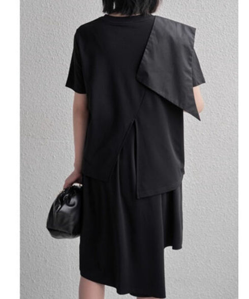 Asymmetric Half Pants