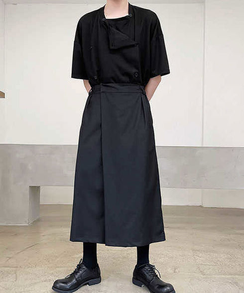 Cropped Wide Pants