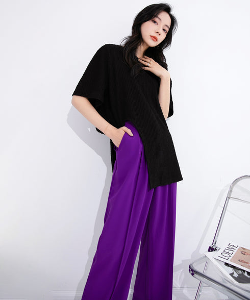Tuck Wide Pants