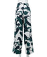 Design Printed Wide Leg Pants