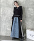 Side Line Denim Skirt