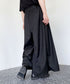 Side Panel Pleated Wide Pants