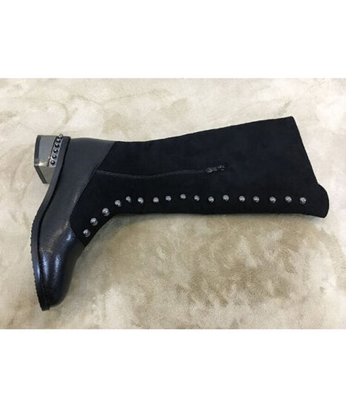Studded Long Boots