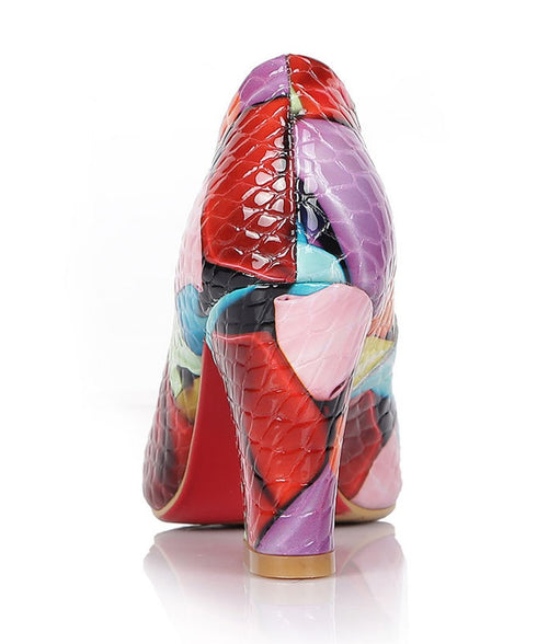 Ripple Open Toe Pumps