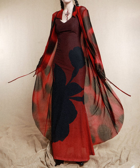 Flower Gradient Dress