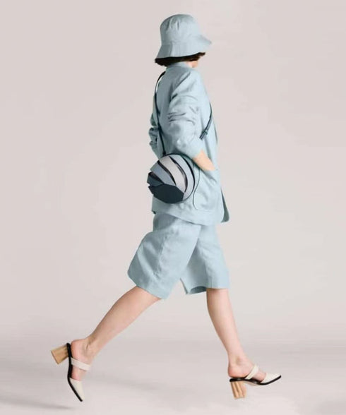 Cylindrical Contrast Color Bag