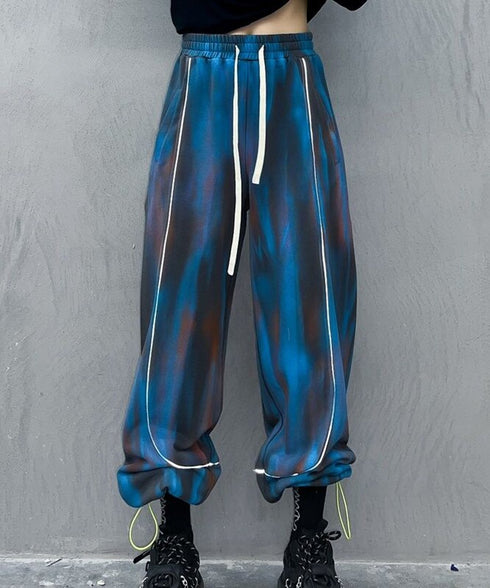 Tie-dye Drawstring Pants