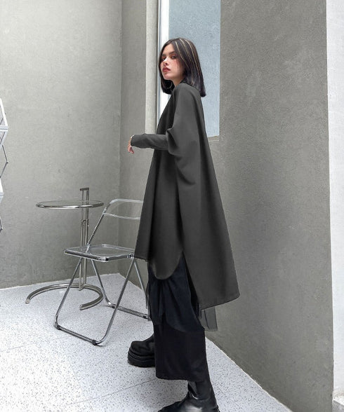 Oversized Cape Shirt