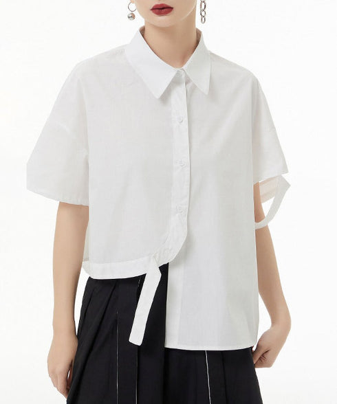 One Side Short Blouse