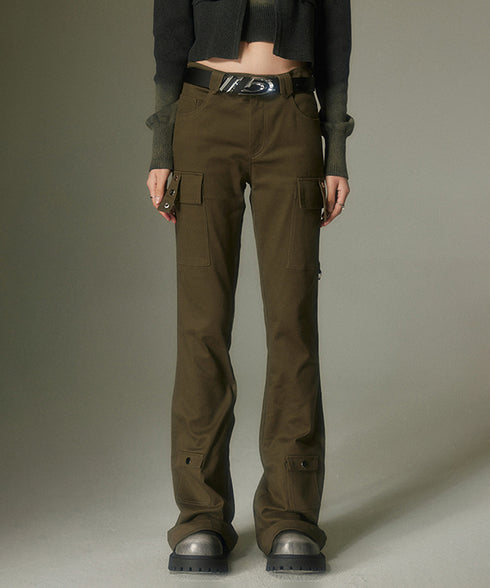 Straight Micro Flare Pants