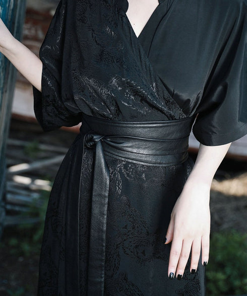 Asymmetrical Wrap Belt