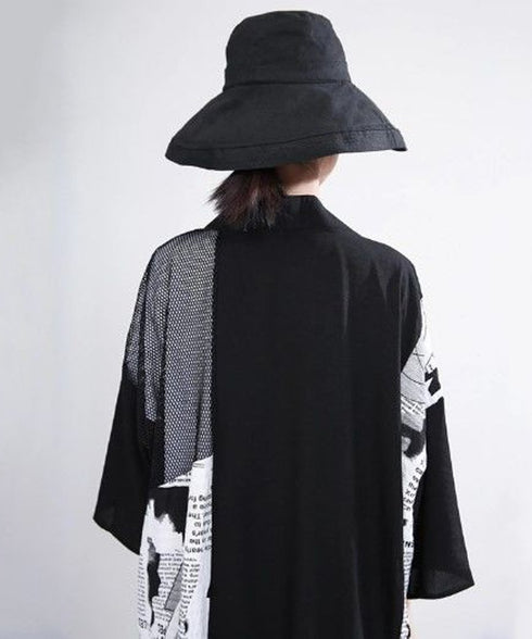 Blocking Mesh Cardigan