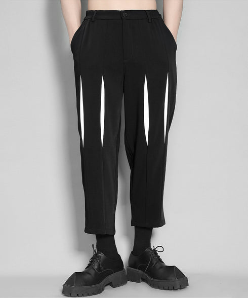 Two-tone Cropped Pants