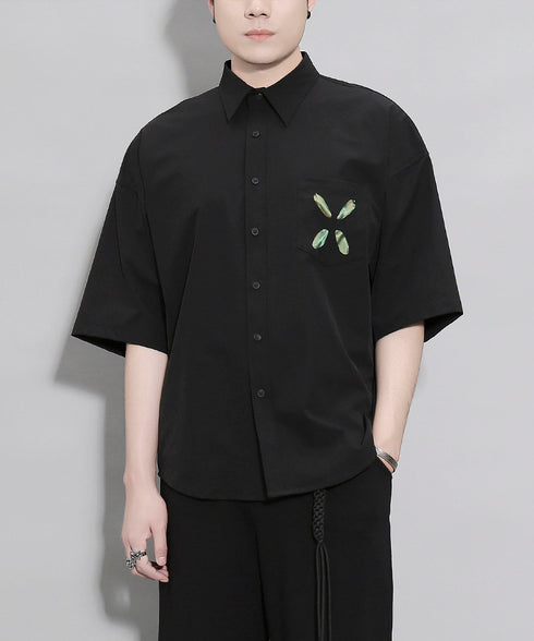 Oval Hollow Design Shirt