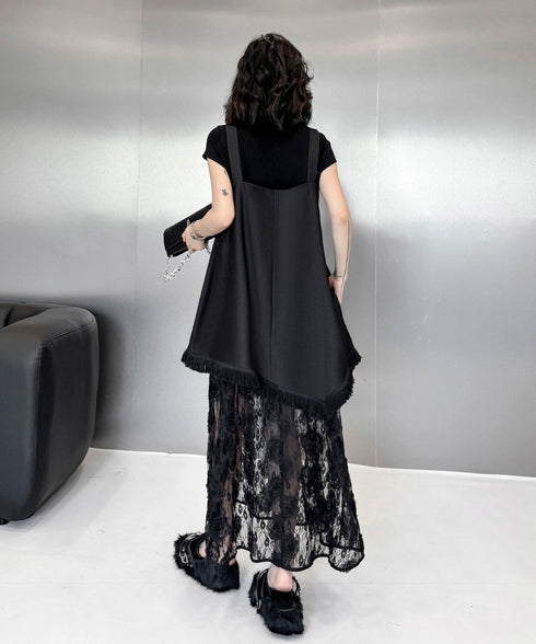 Splicing Lace Dress