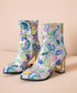 Beads Flower Short Boots