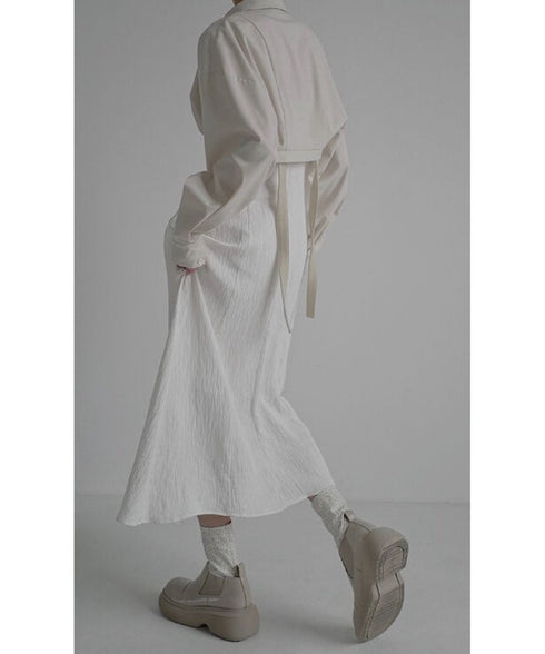 Round Tail Cropped Blouse