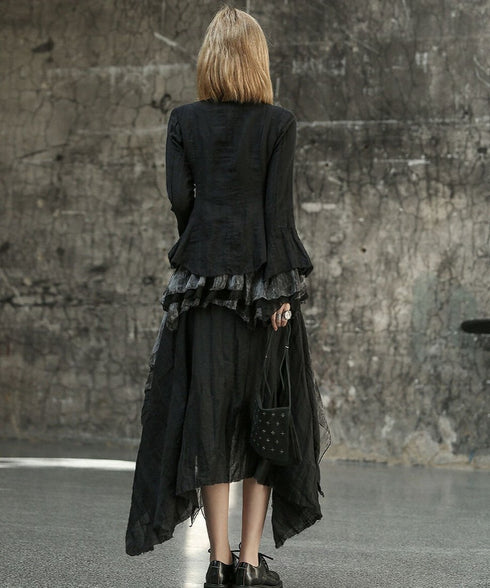 Shadow Veil Layered Skirt