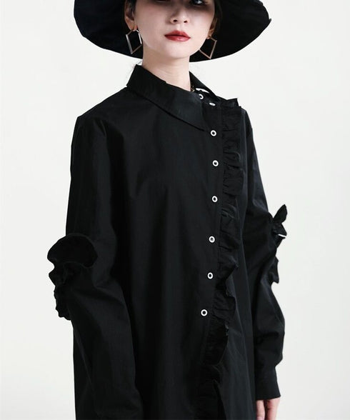 Frill Placket Blouse