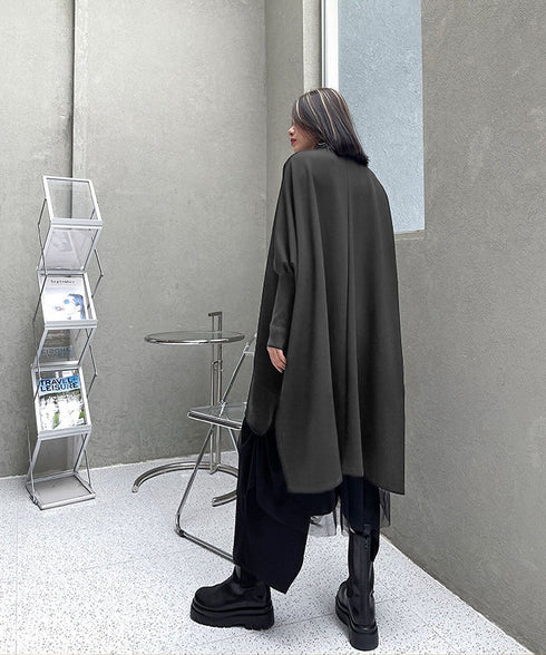 Oversized Cape Shirt