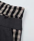 Side Slit Layered Check Insert Skirt