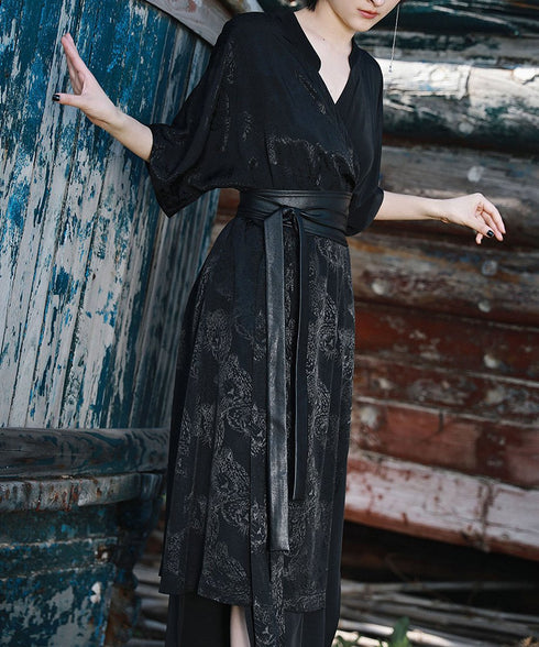 Asymmetrical Wrap Belt