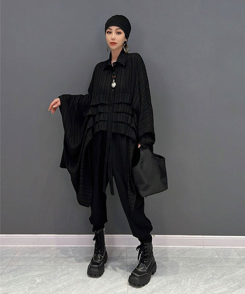Pleated Layered Volume Shirt