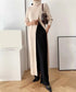 Long Knit Drape Sweater