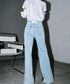 Bicolor Denim Pants