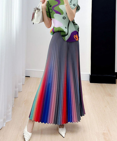 Gradation Pleat Pants