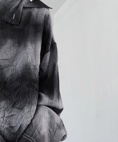 Sideway Collar Blouse