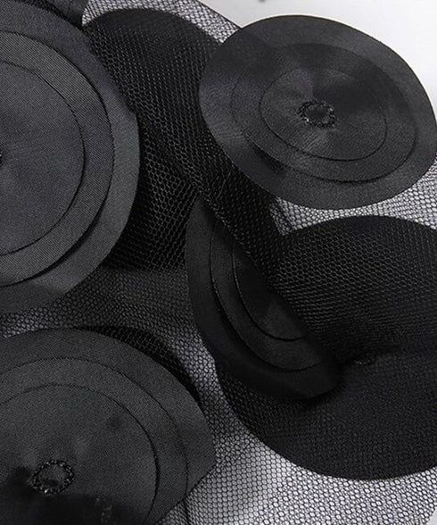 Three-dimensional Dot Tulle Skirt