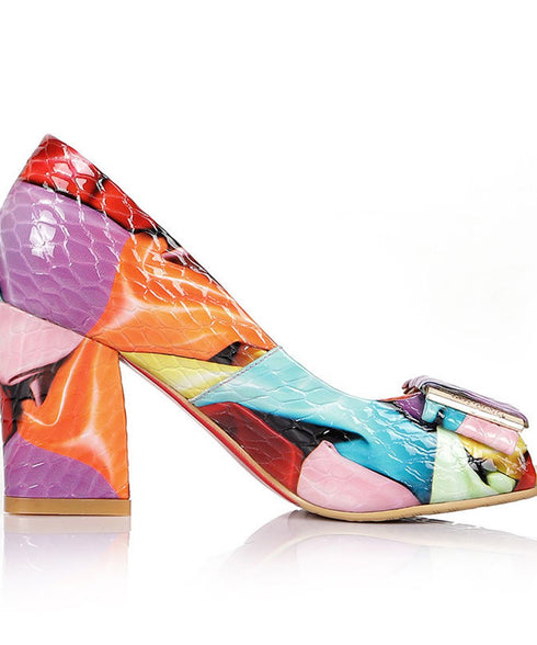 Ripple Open Toe Pumps