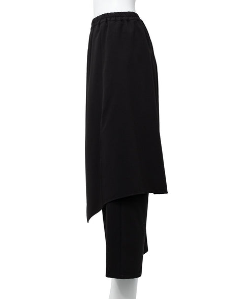 Draped Faux Two-piece Pants