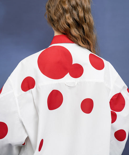 Polka Dot Print Blouse