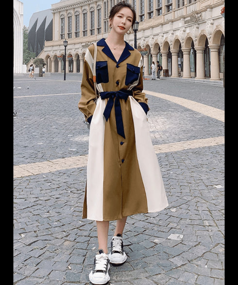 Color Blocking Dress