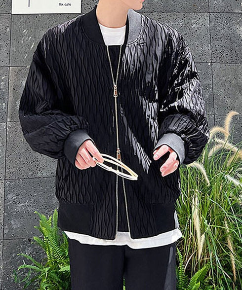 Wave Jacquard Blouson