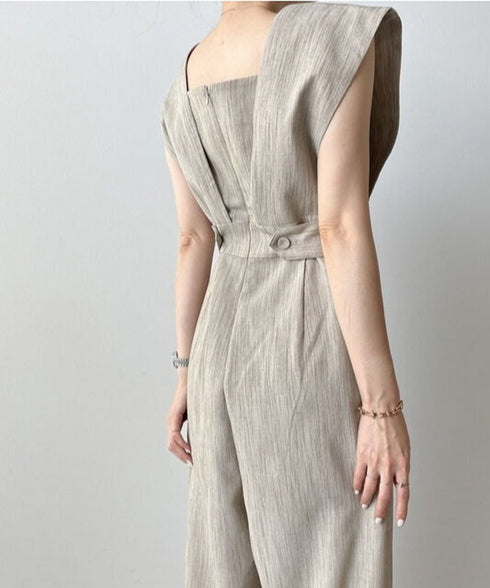 Cap Sleeve Overalls
