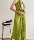 Halter Pleat Dress