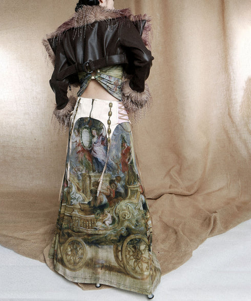 Art Full Open-back Dress