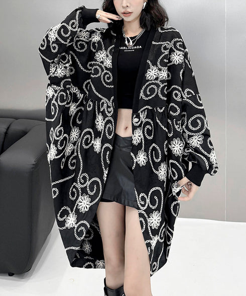 Flower Embroidery Cardigan