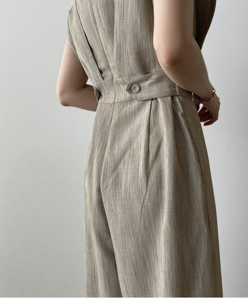 Cap Sleeve Overalls