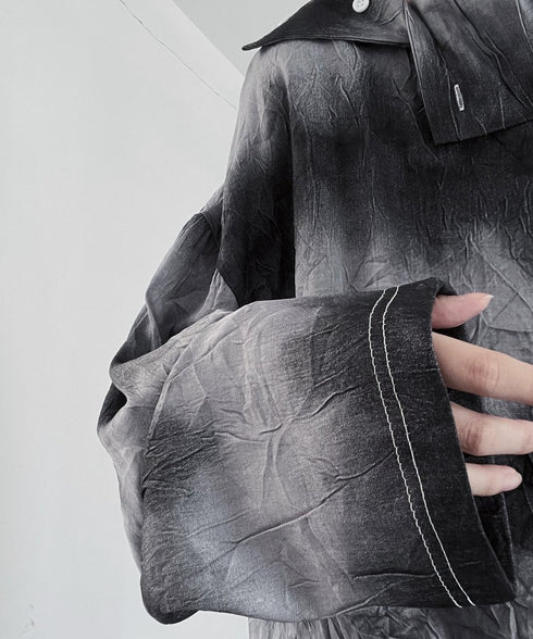 Sideway Collar Blouse