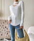 Asymmetric Rib Knit Top