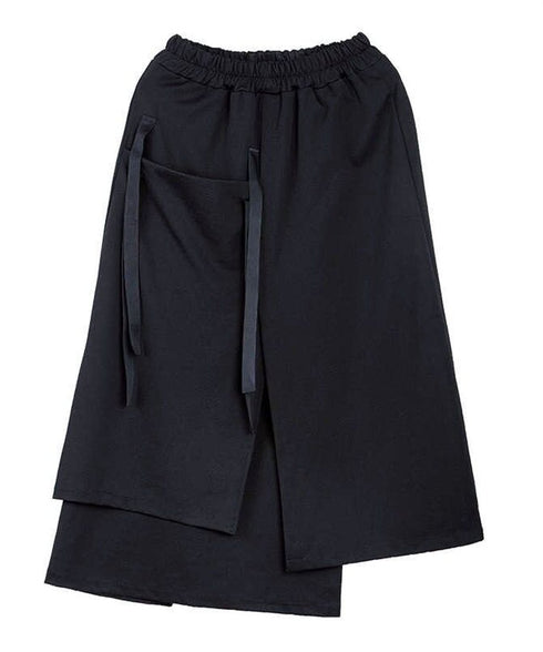 Strap Layer Midi Skirt